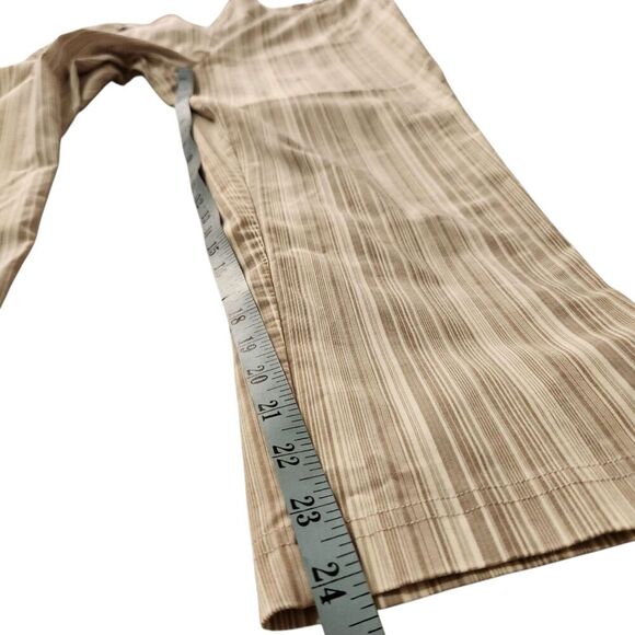 Cato Ankle Pants Size 12 Striped Stretch Flat Front - Picture 4 of 12